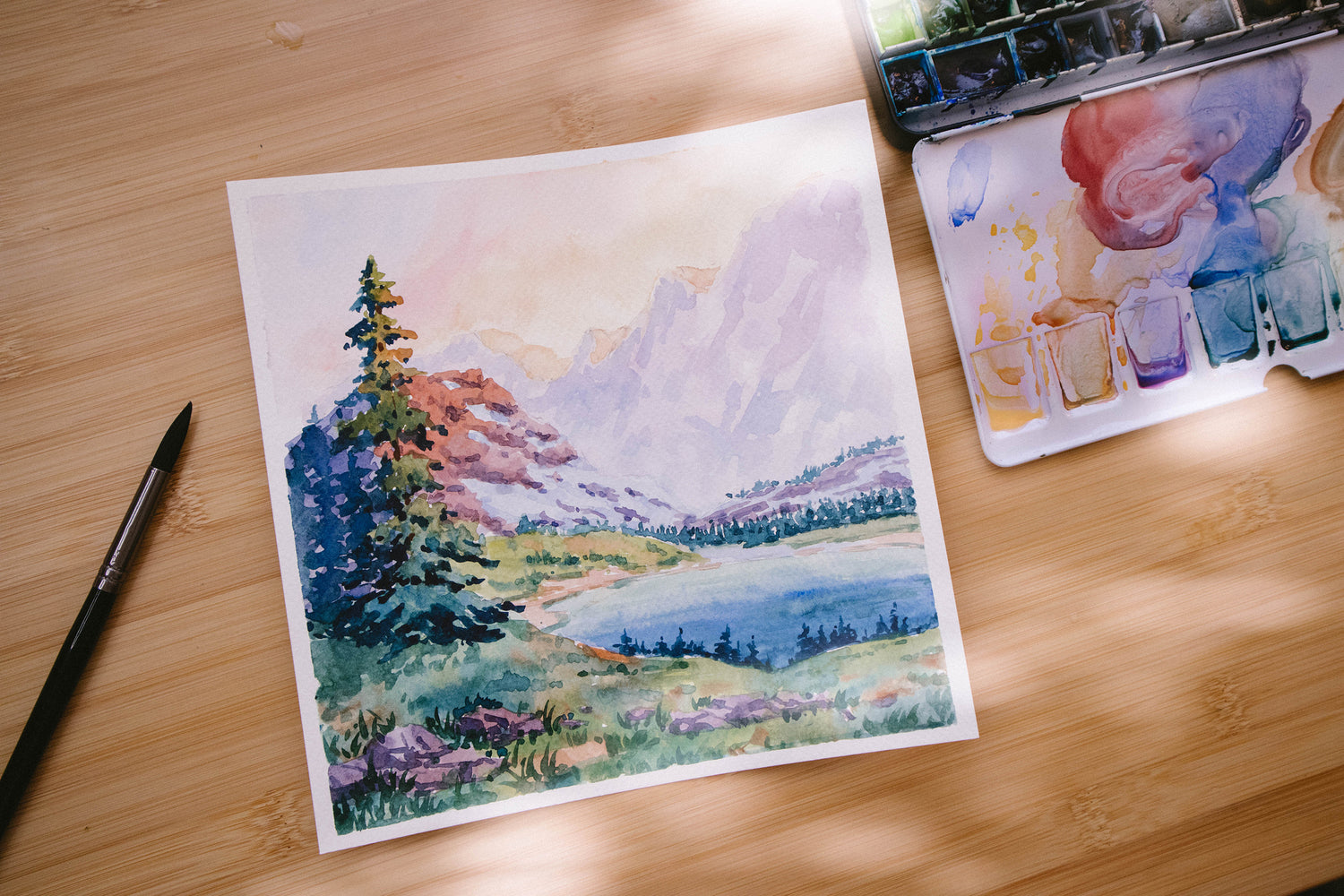 original watercolor art