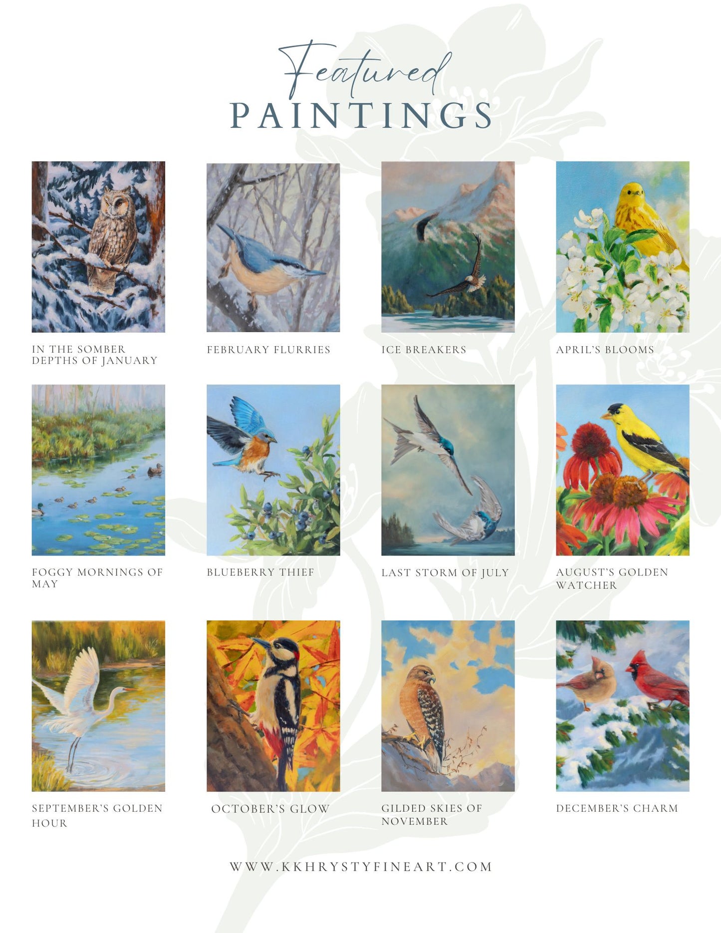 2026 Birds of the Seasons Wall Calendars