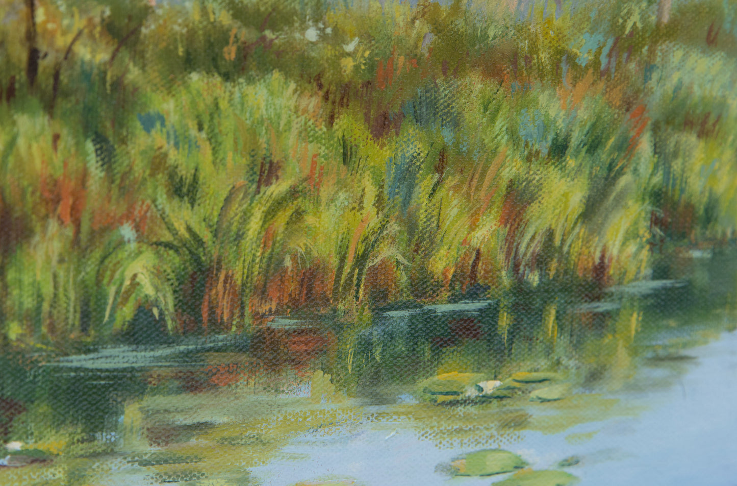 "Foggy Mornings of May" 12x16 original oil painting. Unframed