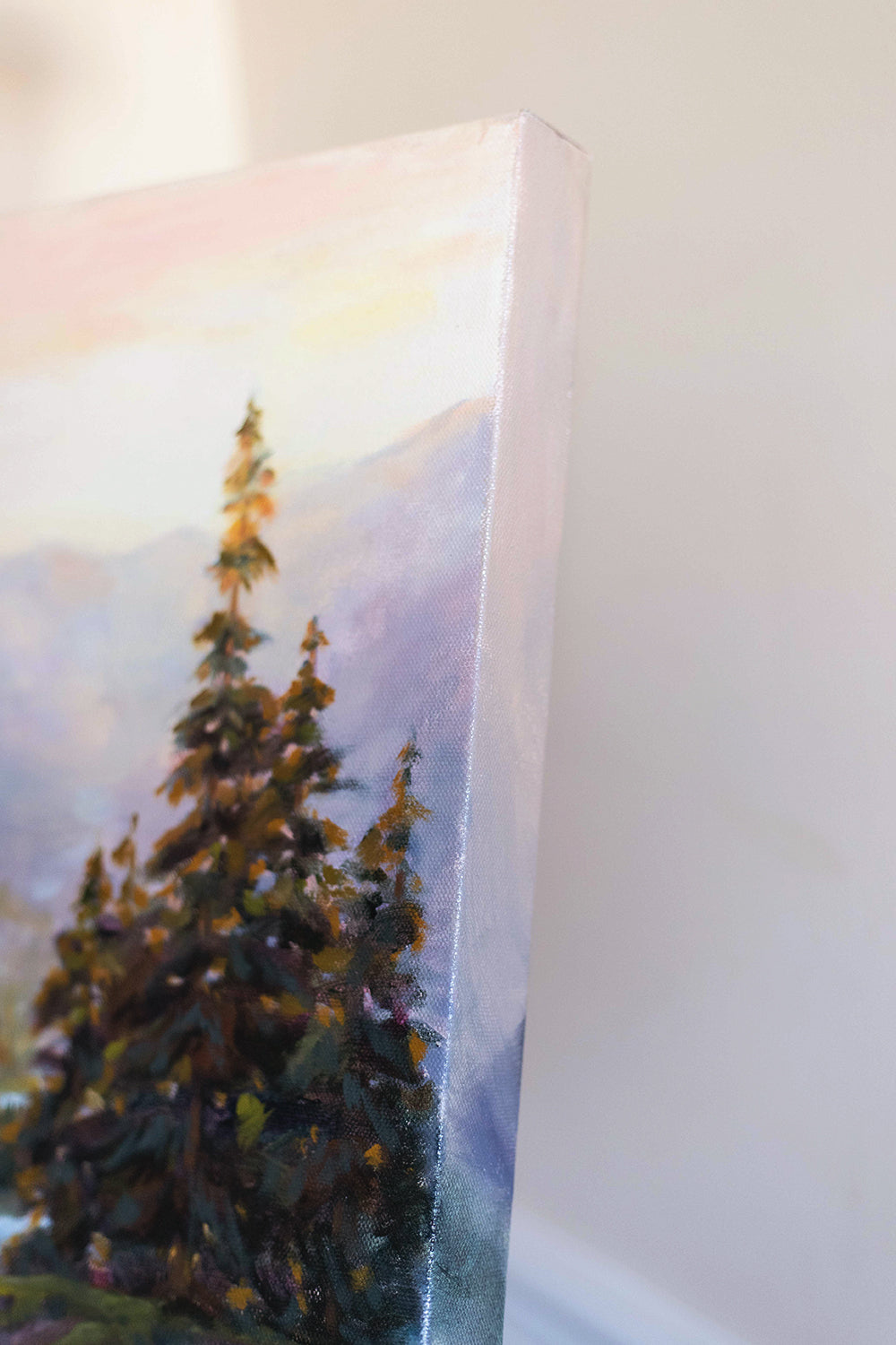 'Evening glory' Original Landscape. 18x24in. Framed