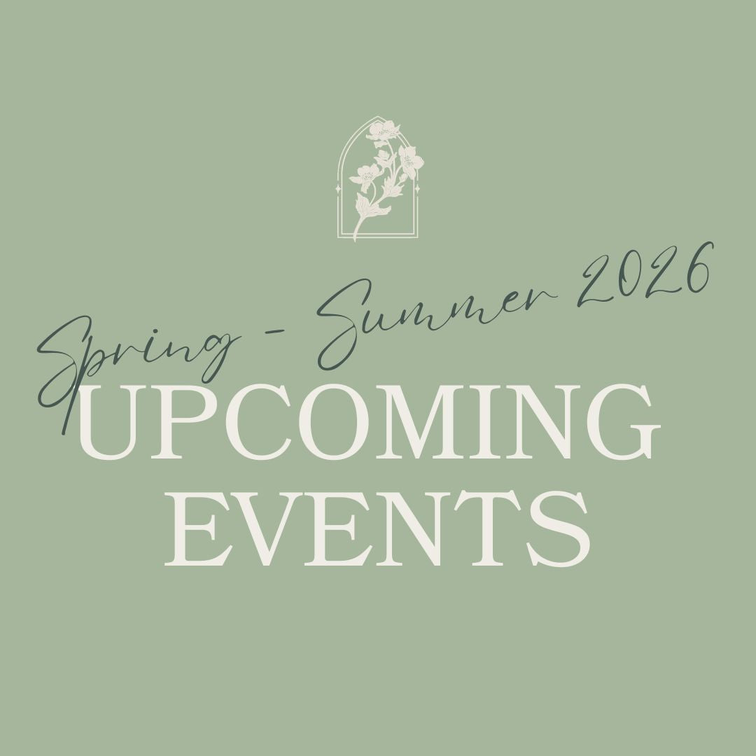 Upcoming Events For Spring - Summer 2026