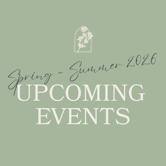 Upcoming Events For Spring - Summer 2026