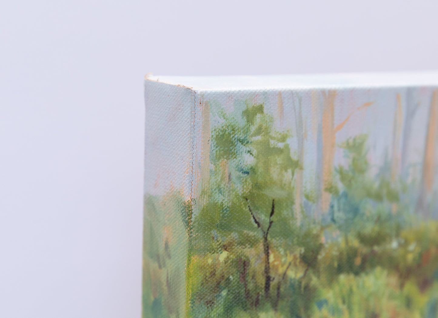 "Foggy Mornings of May" 12x16 original oil painting. Unframed