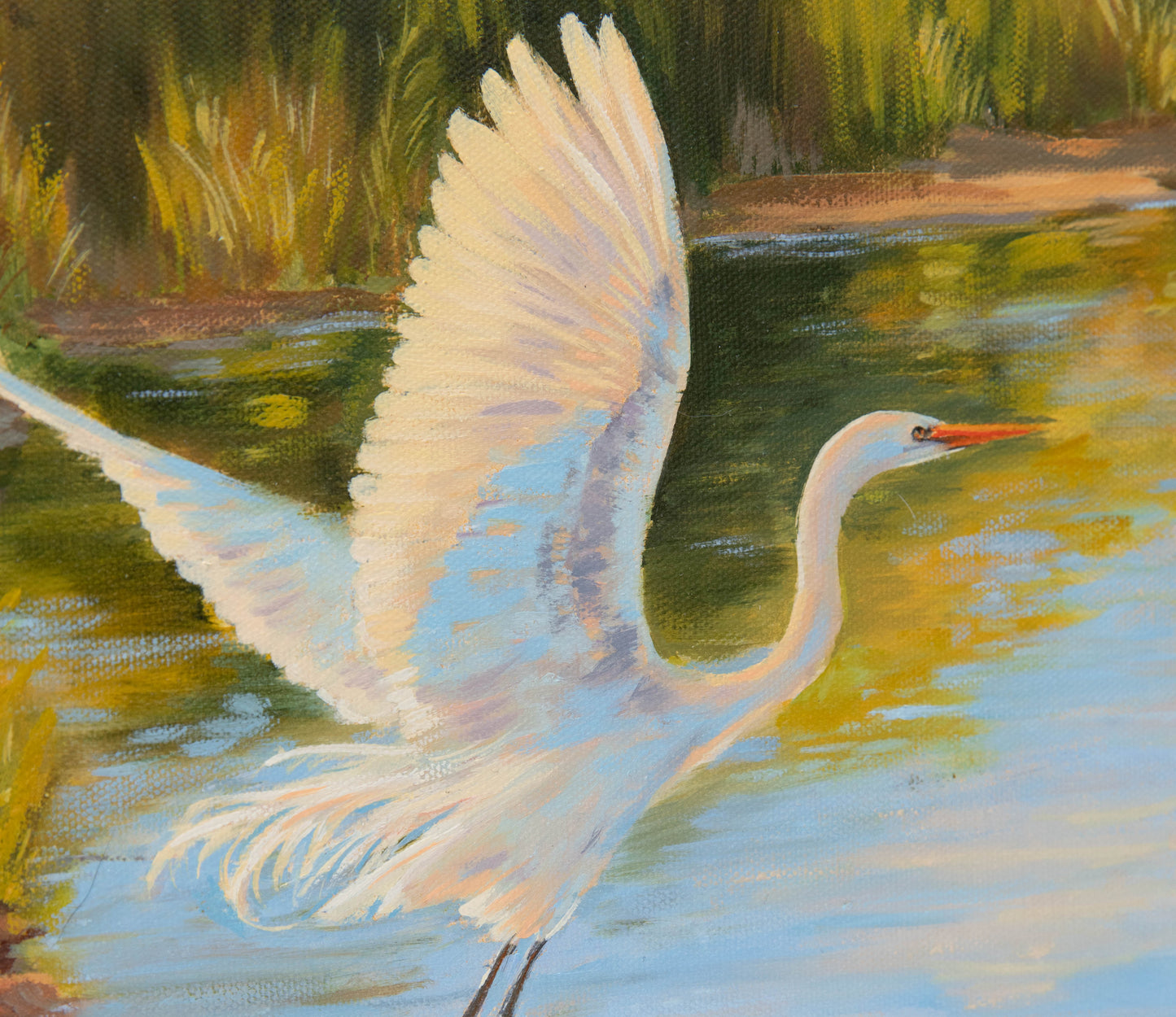 "September's Golden Hour" 12x16 original oil painting. Unframed