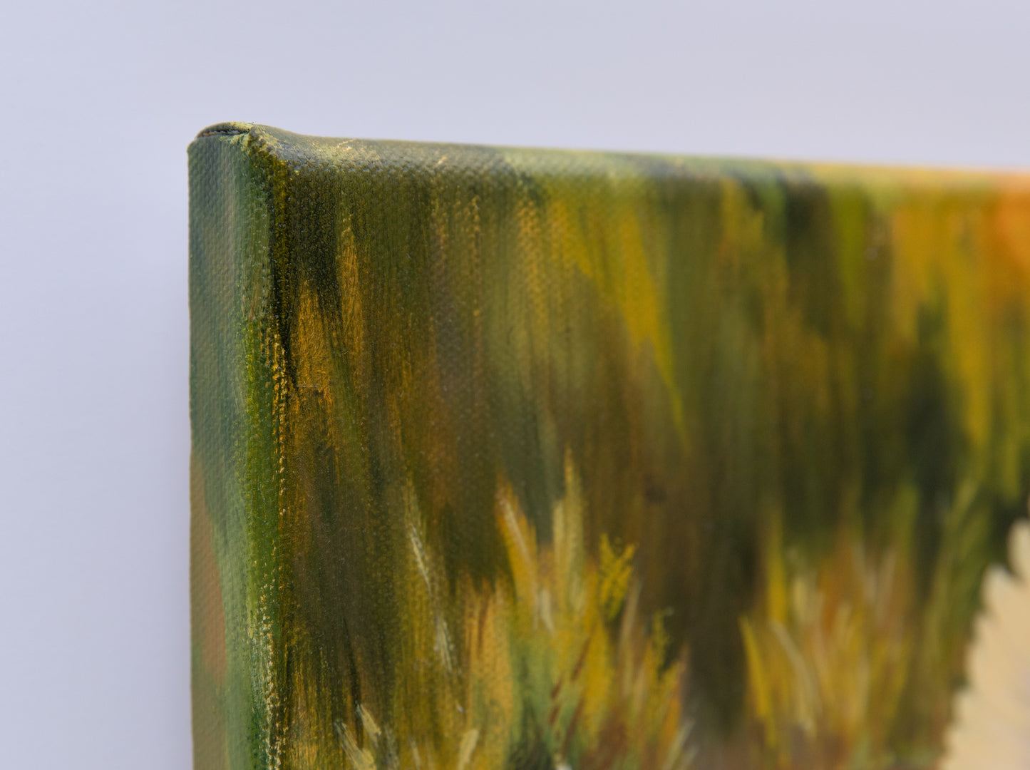 "September's Golden Hour" 12x16 original oil painting. Unframed