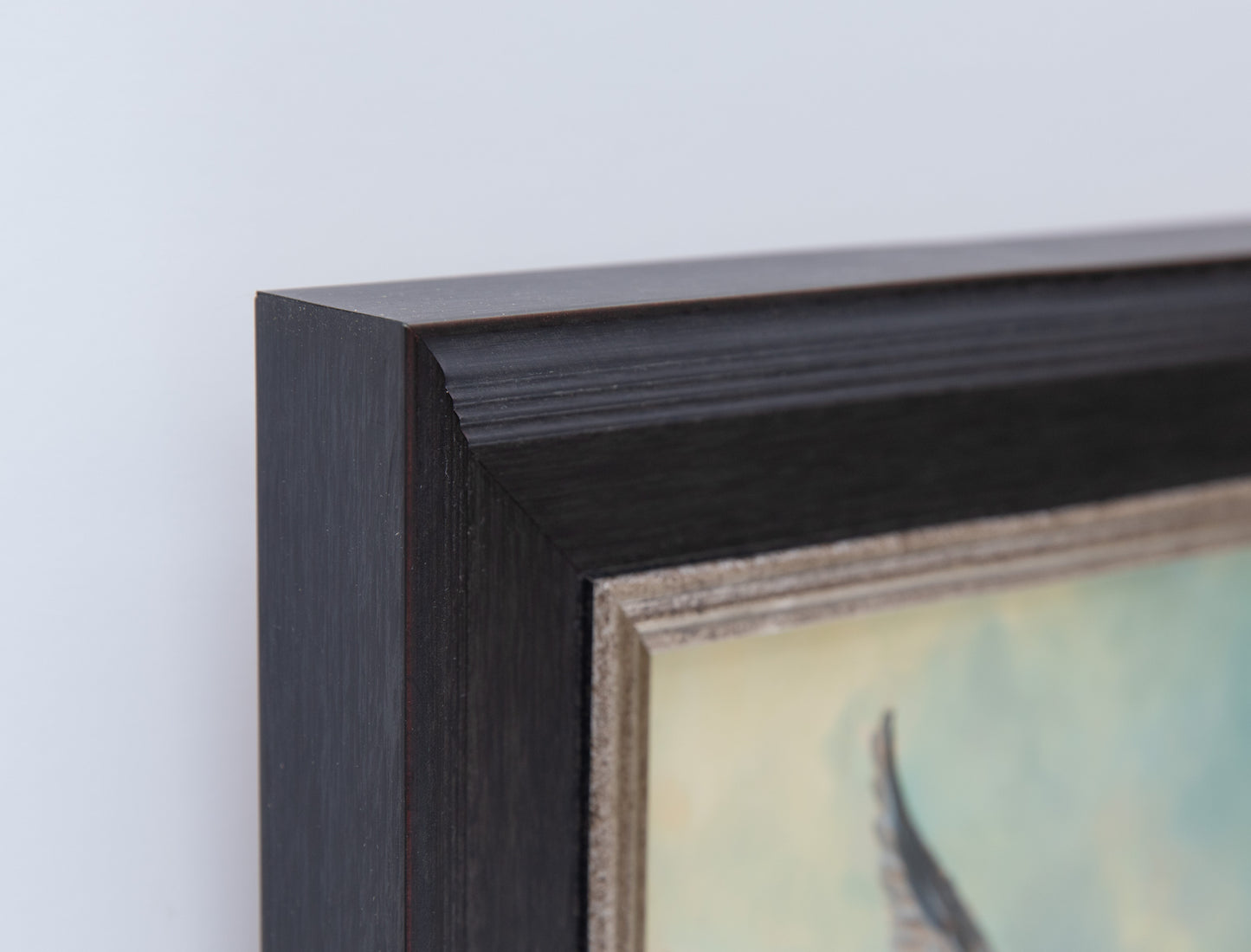 "The Last Storm of July" 8x10 original oil painting. Framed