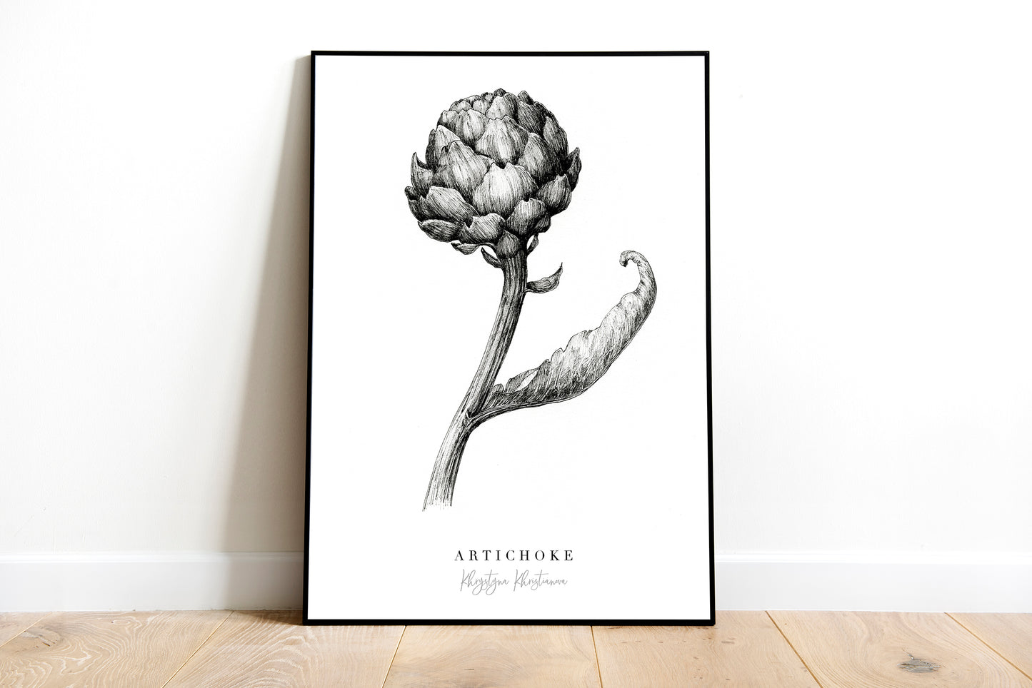 'Artichoke' giclee print. Unframed