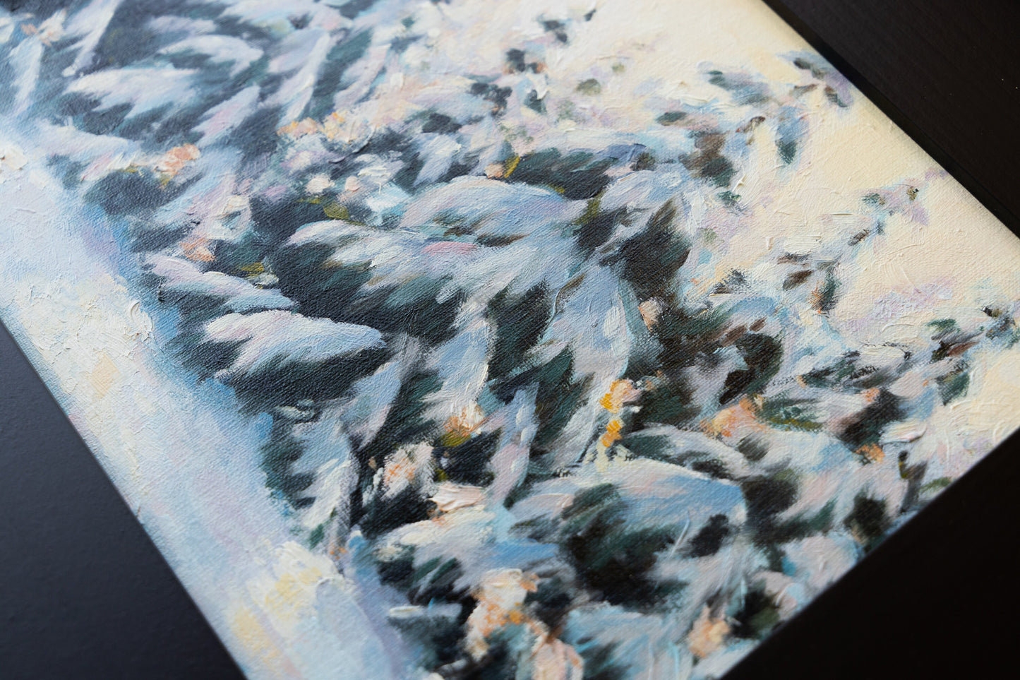 'Winter Bliss' Original Landscape. 8x10  Framed